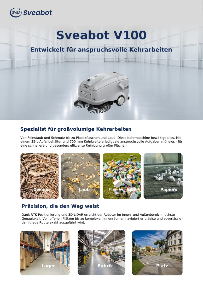 SVEABOT V100 Flyer