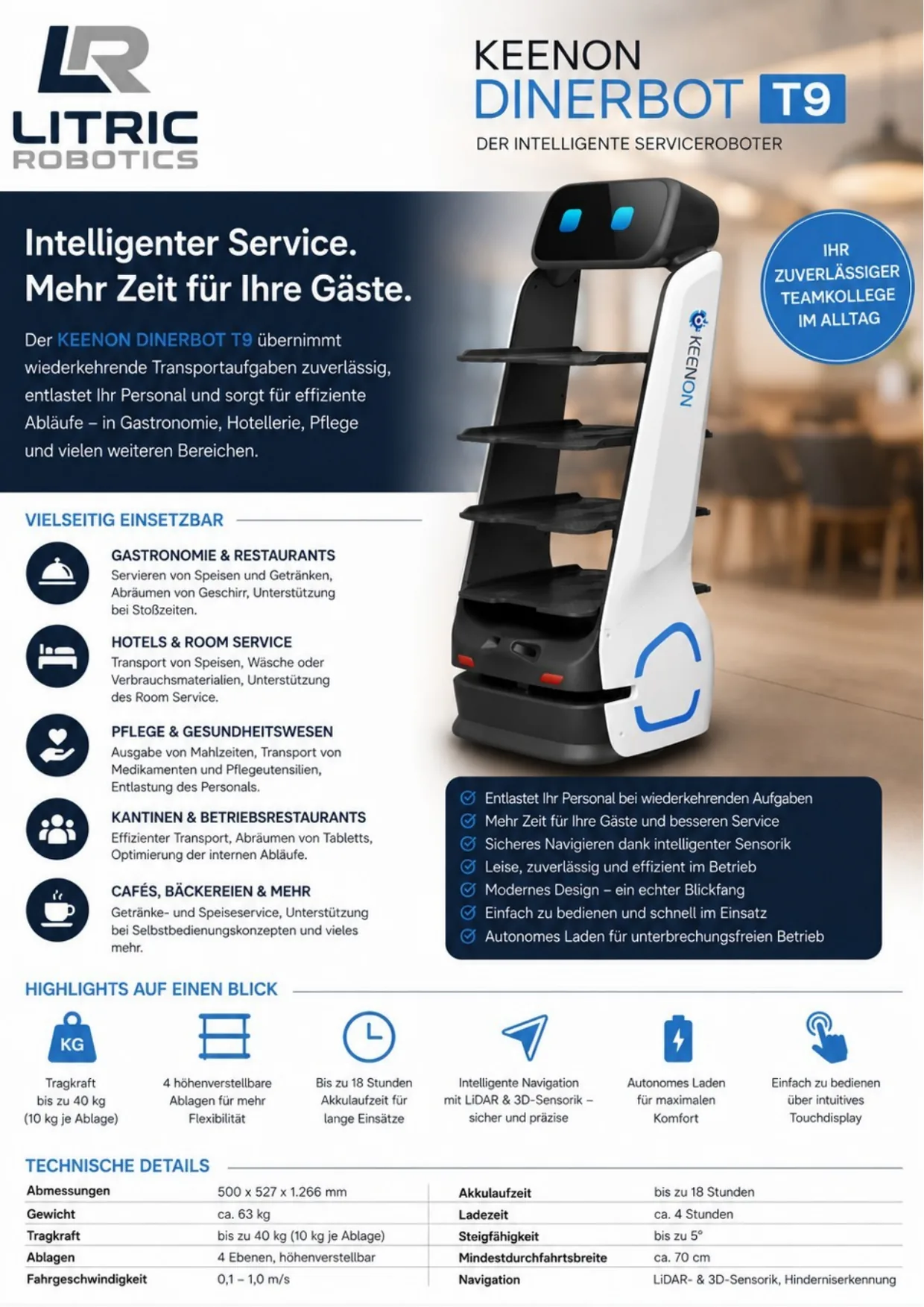 DINERBOT T9 Flyer